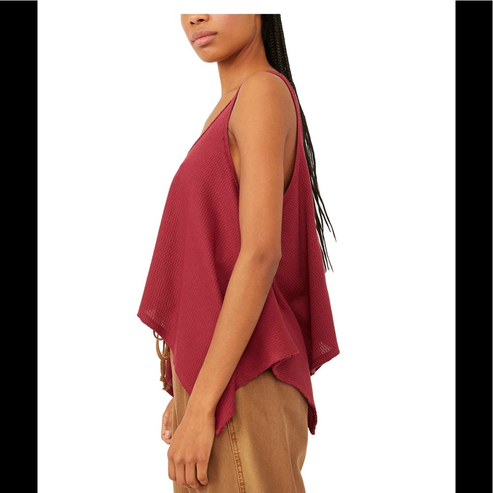 Free People Sing La La Handkerchief Hem Tank Top - Picture 2 of 3